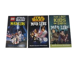 Mad Libs Book Bundle Star Wars LEGO Star Wars The Last Kids on Earth 3 Pack
